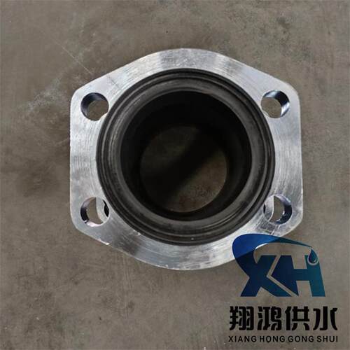 NG菱形法兰橡胶软接头K16SDN50丁腈耐油软连接液压泵避震喉膨胀节