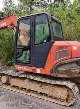 久保田KX183/183-3/KX175-5挖掘机上下挡风前后左右门窗钢化玻璃