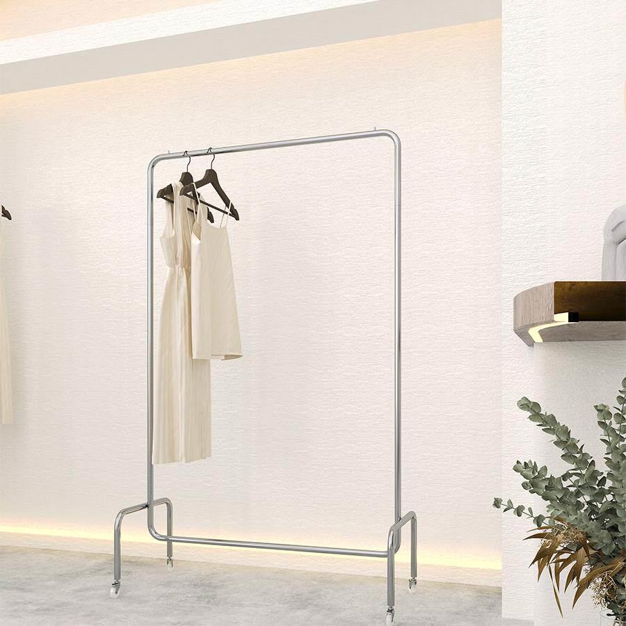 服装店展示架龙门挂衣架男女童装中岛陈列架不锈钢可移动中岛货架