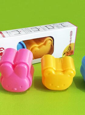 Bear Sushi Rice Molding Set - 3 Pieces Rabbit Cartoon Kids M