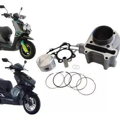 摩WS150托车0气G缸套件气缸内径57.4MM适用于Y6-15WS150DS150