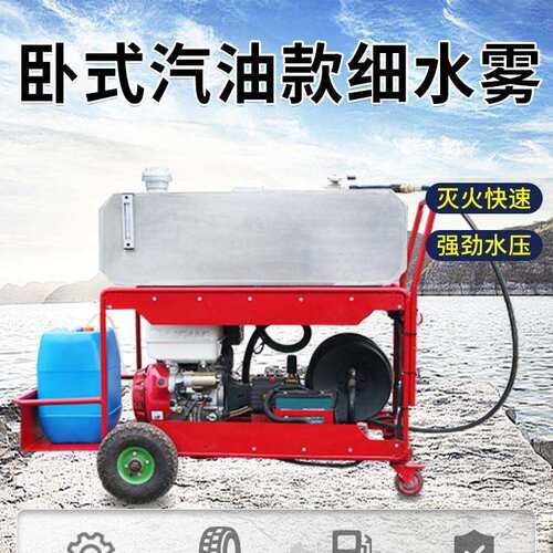 手推式汽油细水雾 手推式高压细水雾 移动卧式细水雾