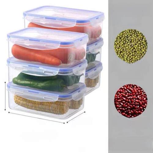 plastic food fruit storage box container lunch fridge big