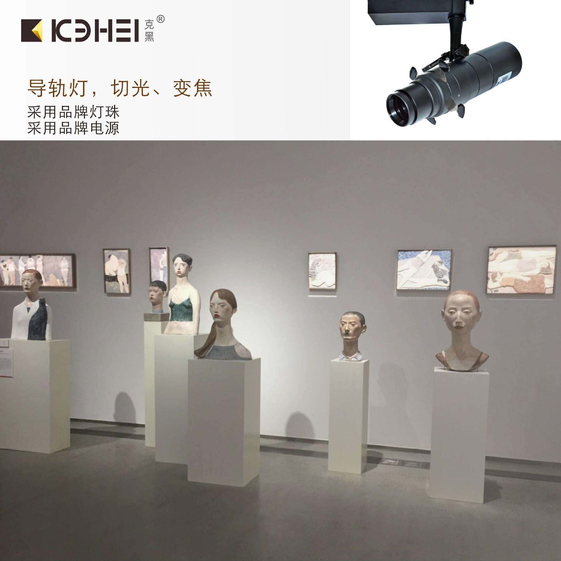 射灯cob明装吸顶led导轨聚光20w30w服装店酒店展会家用商用轨道灯