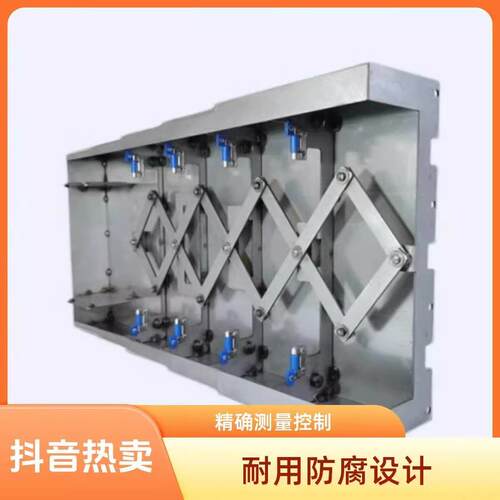 机床钢板防护罩数控加工中心导轨XYZ轴不锈钢伸缩导轨防尘罩
