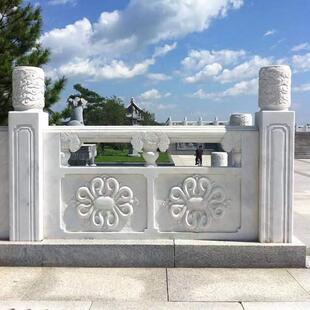 石栏板石雕石材栏杆厂家花岗岩雕刻栏杆河道桥梁阳台升旗台板