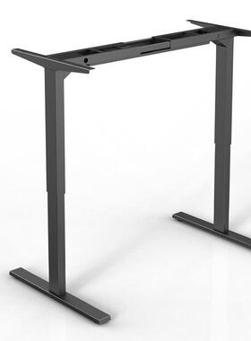 公JIECANG双电机三节升降桌架智能降办写字升台人体工降学967升桌