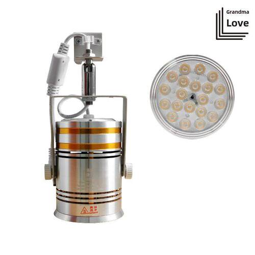 外婆的爱便携式可折叠LED珠宝射灯彩光灯蓝珀灯20珠50瓦展会灯专