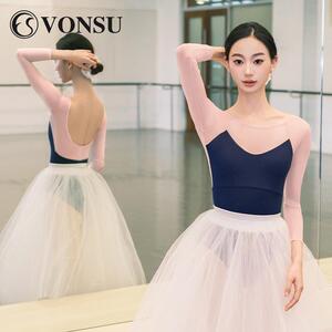 梵舒专业芭蕾舞连体练功服2025成人吊带形体训练服女式舞蹈体操服