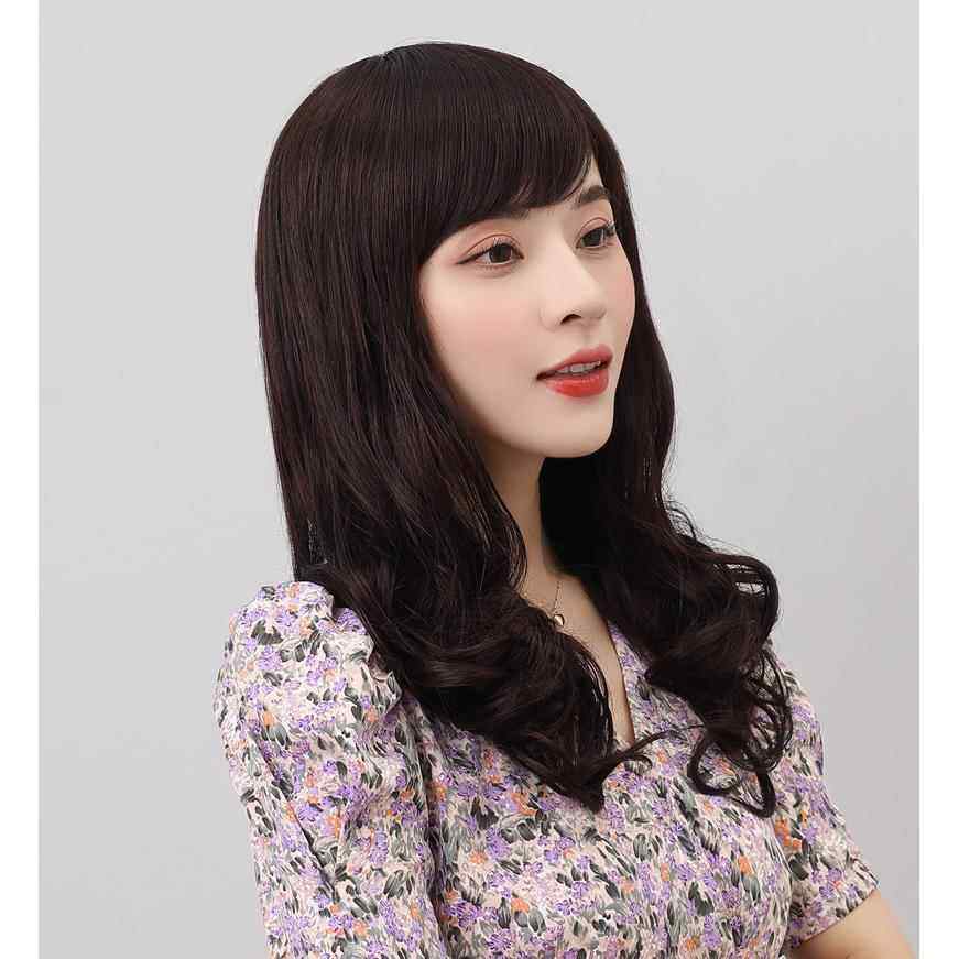 高档假发女长发夏季自式然全浪头套大波发长卷发发型圆脸真人发丝