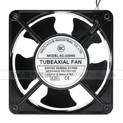 TUBEAXIAL FAN 4C-230HS 230V 21/19W 12厘米 散热风机