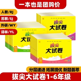 2024拔尖大试卷二一三五四年级下册语文，数学英语特训同步学霸提优