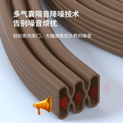 防盗门进户门密封隔音条木门防撞窗门条防风门框门窗硅胶隔音条