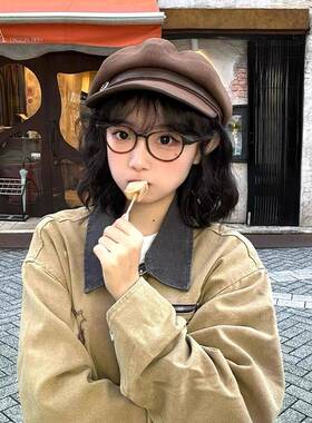 2026新款复古画家八角贝雷帽女秋季显脸小云朵帽穿搭百搭鸭舌帽子