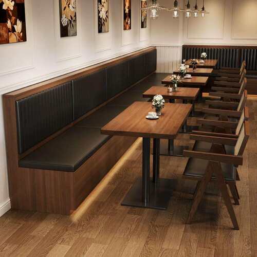 咖啡店茶餐厅实木桌椅组合复古酒吧清吧小酒馆饭店商用餐桌编藤椅