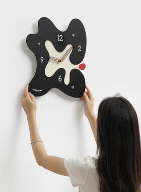 OZOOM免打孔表客厅术挂钟钟家TYOS769用创意艺时钟W现代简约大气