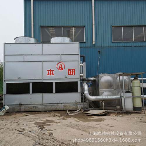 无锡空压机配套280T闭式逆流冷却塔可选配软水器水箱水泵电箱