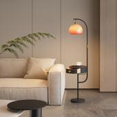 CASA中古客厅落地灯2025年新款 沙发旁茶几收纳置物架卧室床头柜灯