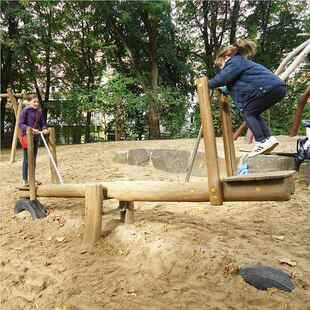 游乐设施幼儿园室内外双人翘儿童户大外翘板人弹簧跷跷板QQB-11游