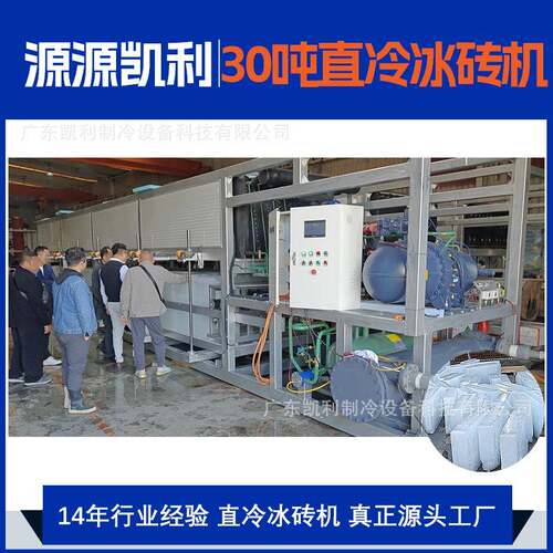 可接急单30吨大型块冰机冰砖机源头工厂直冷式制冰机条跨境热销