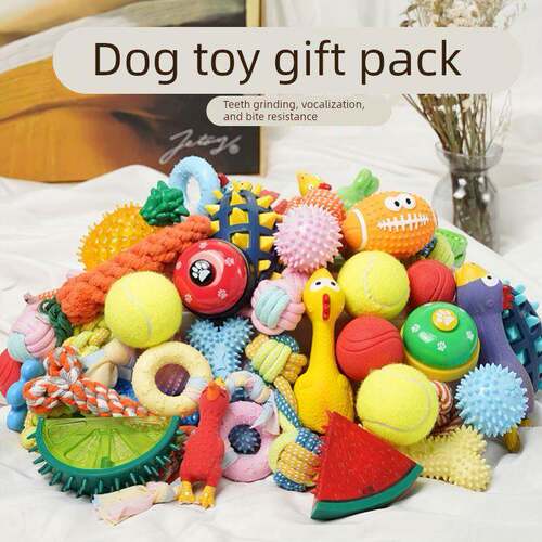 Dog Rope Ball Pull Toy with Chew cat Toys Sucker dog toy