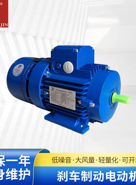 供应zik紫光低噪音BMA7124刹车制动电动机紫光头电动机