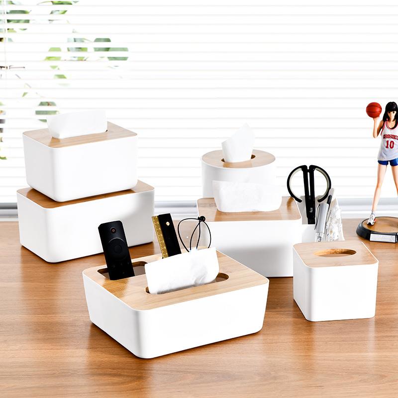 高级感抽纸盒家用客厅餐巾纸盒奶油风桌面收纳盒子茶几创意纸巾盒