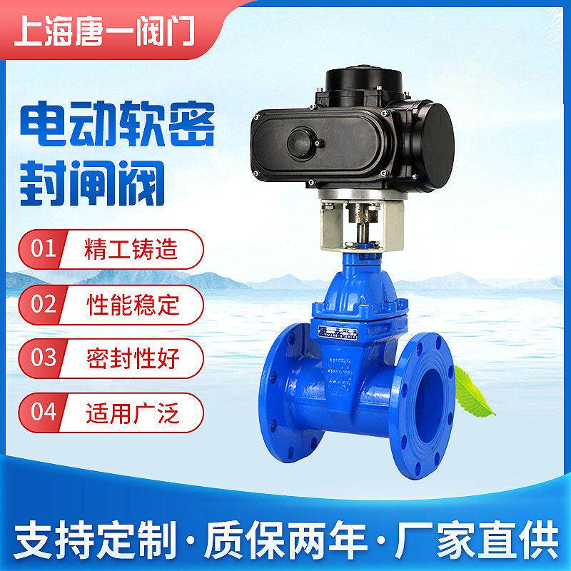 软密封电动闸阀Z945X-10Q/16Q 球磨铸铁闸阀RAVX法兰闸阀dn50 100