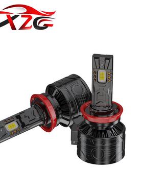 跨境R2汽车大灯 远近光一体大功率发光高亮改装车头灯汽车LED大灯