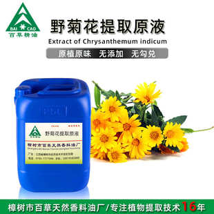 原植原味 厂家批发 植物提取液 野菊花提取原液 按摩液 萃取原液