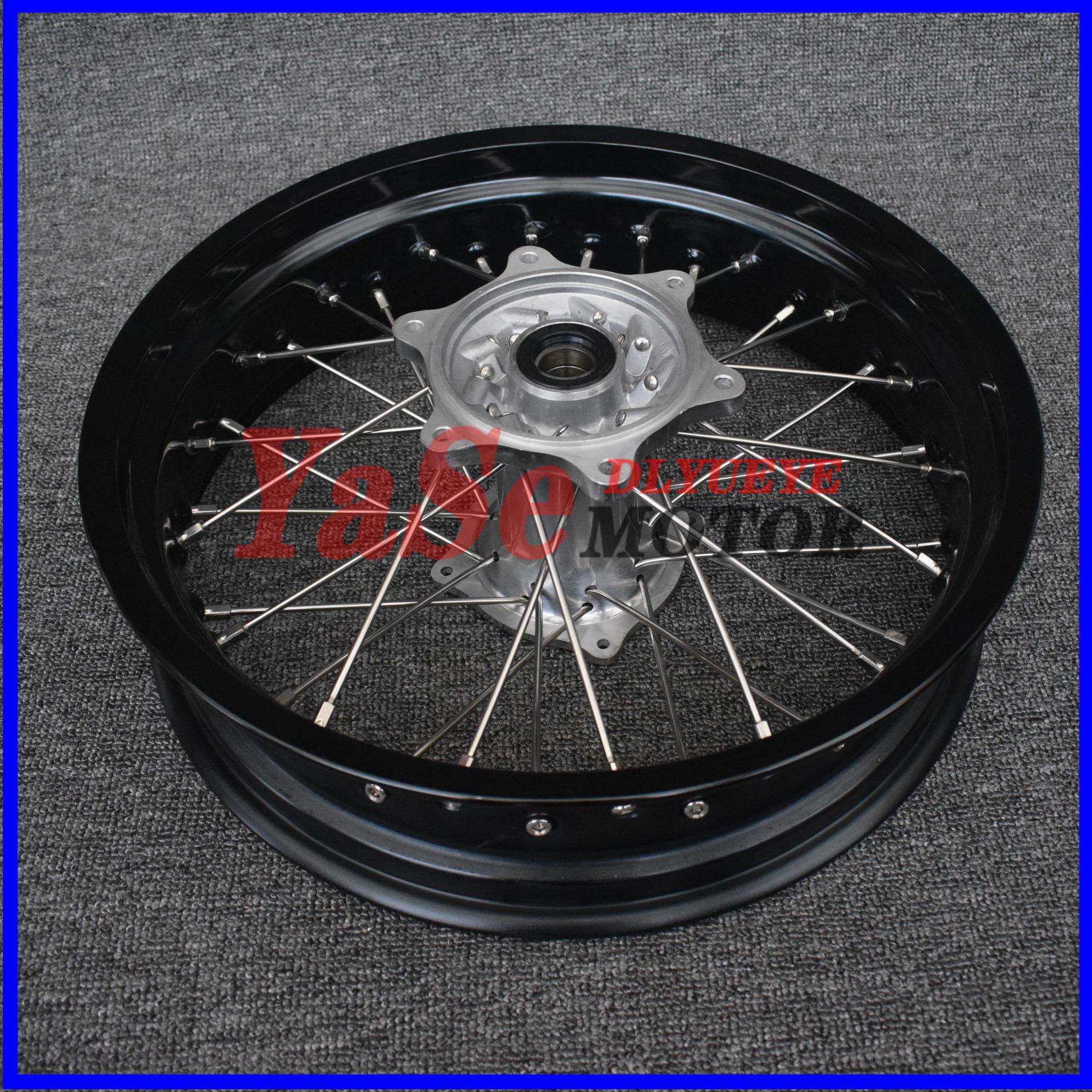 改装CRF波速尔亚翔极盗者UNISON7系前3.50后4.25-17加宽滑胎轮圈