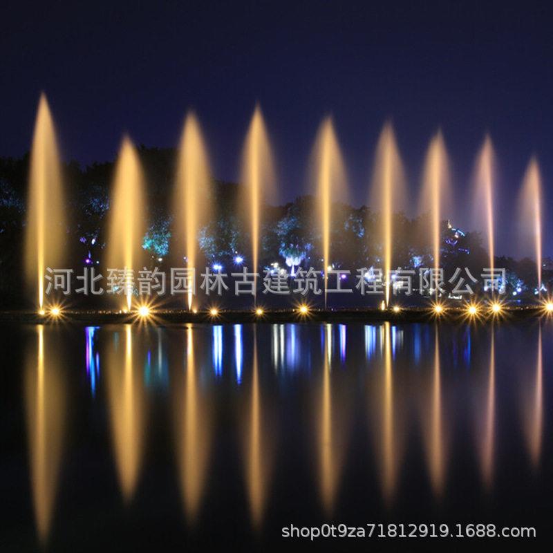 彩虹桥体一维二维音乐喷泉喷头全套设备厂家大型摇摆数控控制系统