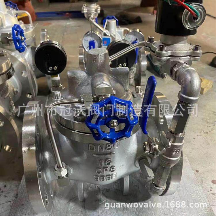 600X（J241X）不锈钢电动控制阀304电磁式调节阀电动水泵控制阀