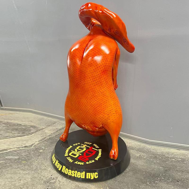 玻璃钢雕大商型街玻璃钢熊雕塑通卡网红熊猫打卡创意IP形象户外业