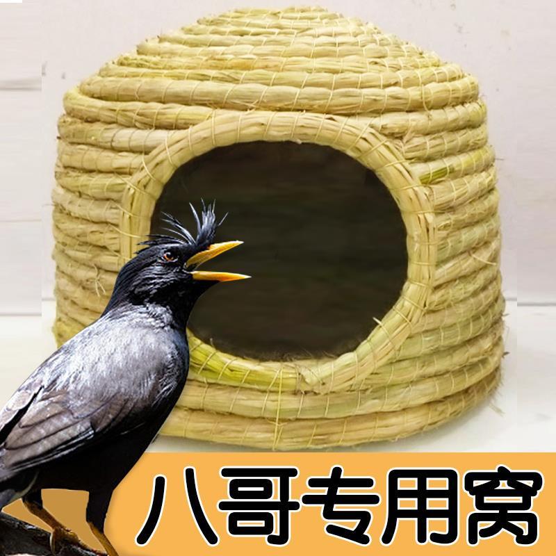 八哥专用窝睡觉繁殖窝鹦鹉鸟草窝夏天鸽子巢窝玄凤悬挂专用品大全