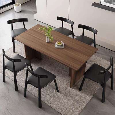 实椅木餐家KTZ用餐桌椅靠背子椅凳子北轻欧简约现代奢餐厅凳子船