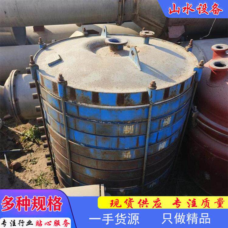 二手搪瓷片冷凝器 碟片式搪玻璃循环冷却器不锈钢换热器挥发器