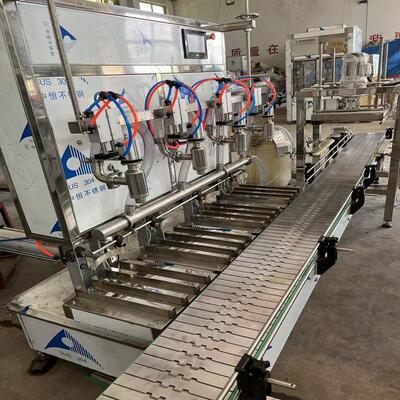 液头自动中桶体肥称重967式灌装机 盖设生压产备全自动防冻液灌装