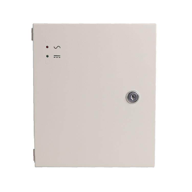 CE认证12v10a电源供应箱9路集中供电电源盒安防电源铁箱稳压电源