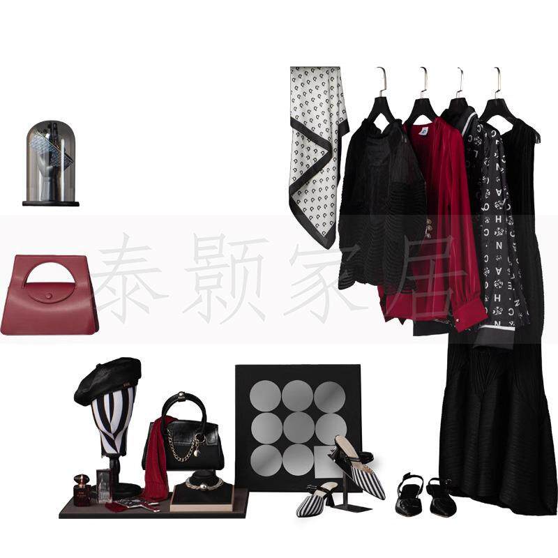 摩登系列衣帽间装饰品样板间衣服摆件卧室衣柜展厅摆设包包高跟鞋