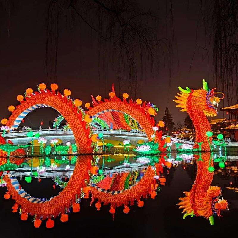 2026年新年大型节日花灯造型灯会制作景区春节元宵节自贡彩灯