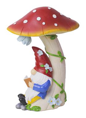 装太阳能蘑菇灯树脂工艺2024329品摆件户外花园庭院饰氛家灯居围