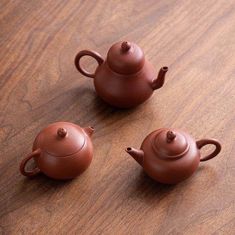 原矿紫砂壶茶艺教学套装比赛茶具宜兴朱泥西施壶泡茶壶陶瓷茶具