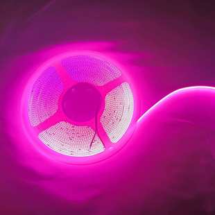 粉色320灯24v8mm宽线条灯家装 氛围灯汽车氛围COB灯带超亮 工装