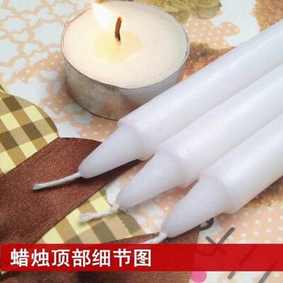Red and white candle household lighting candles daily use