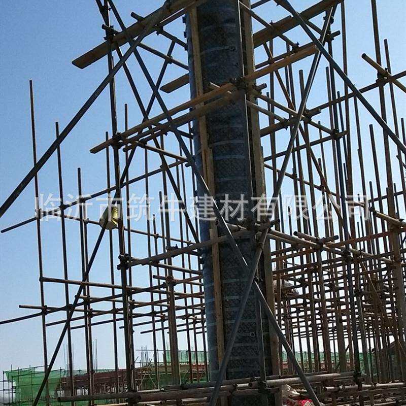 木质圆模板怎么形制作方法,形模板固加施工方圆案,圆634形柱模