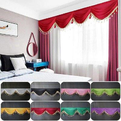 1M Event Party Valance Drape Panel Decor Backdrop Curtain