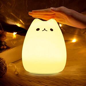 Cute Cat Lamp Kitty Night Light for Girls Bedroom Birthday G