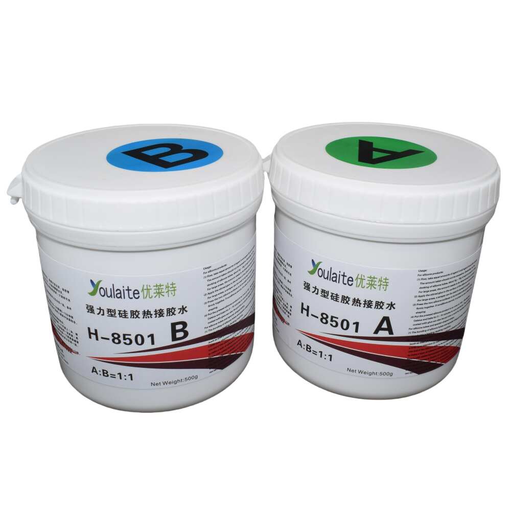 硅胶热接胶水粘发泡硅胶条粘合剂H-8501AB/1KG一组