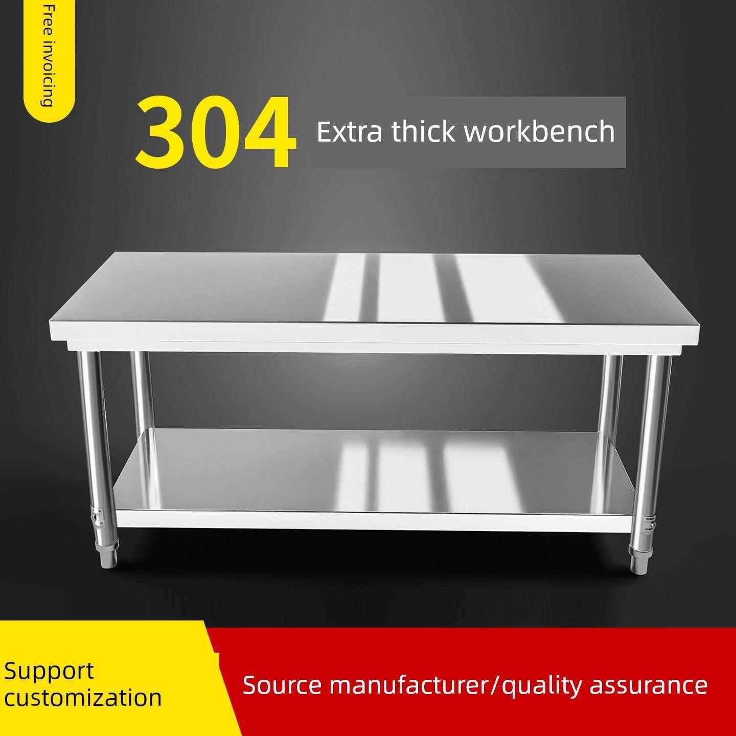 超厚定制304不锈钢工作台，操作台，商用桌，矩形菜板，特殊加厚,家装主材,商用厨房操作台/工作台,淘宝优惠券,粉丝福利购,淘宝优惠卷